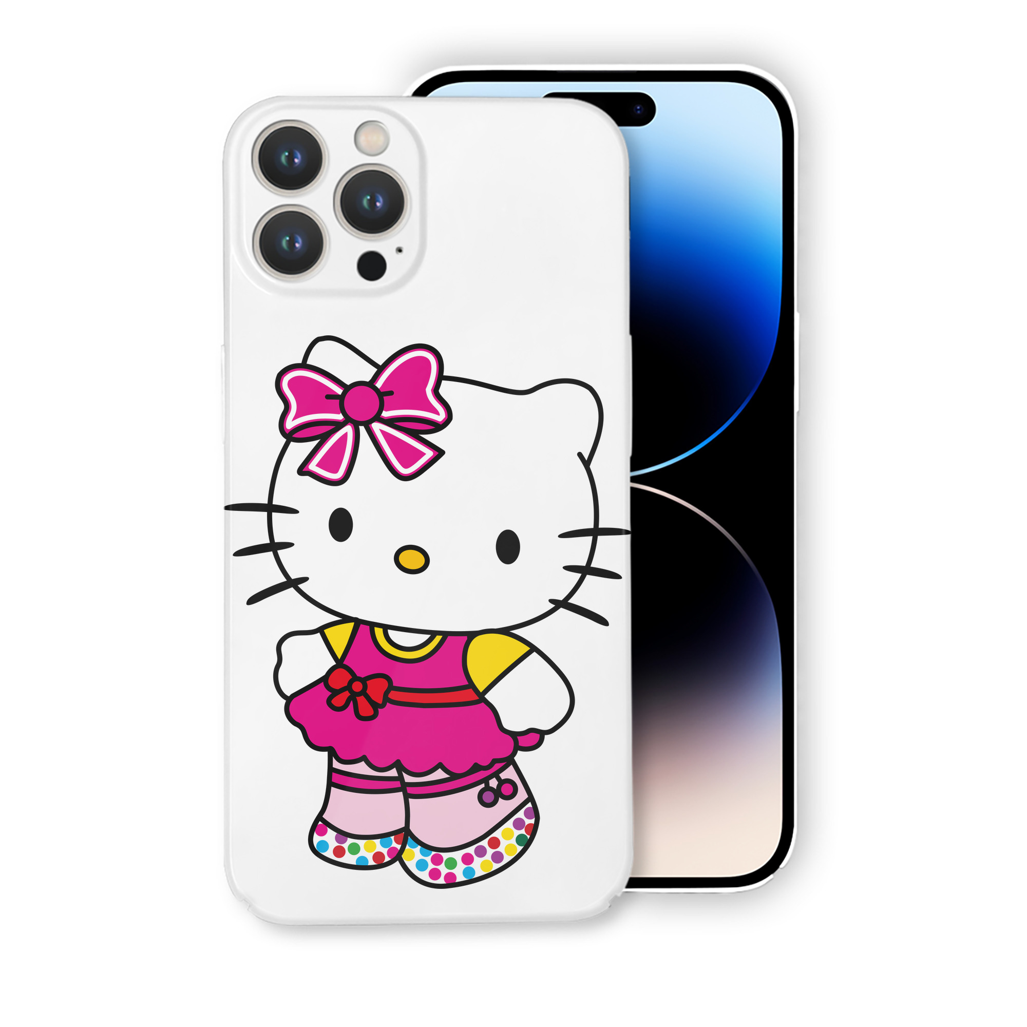 （画像用） Hello Kitty ハローキティ 【iPhone 14シリーズ対応】ハードケース